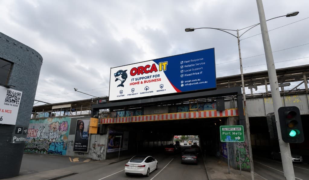 ORCA IT billboard advertising IT support for home and business